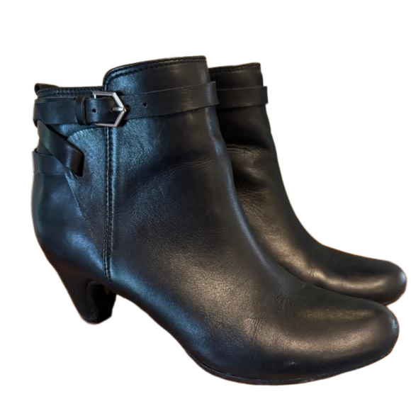 Sam Edelman Shoes - SAM EDELMAN Maddox Women's Black Leather Boot 6M